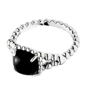 🖤Discontinued Pandora Black Crystal Ring Size 5